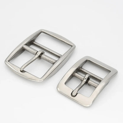 1pieceStainless Steel Adjustable Belt Buckle Double-bar Pin Buckle Tri-glide Slider Horse Halter Harness Accessories Parts