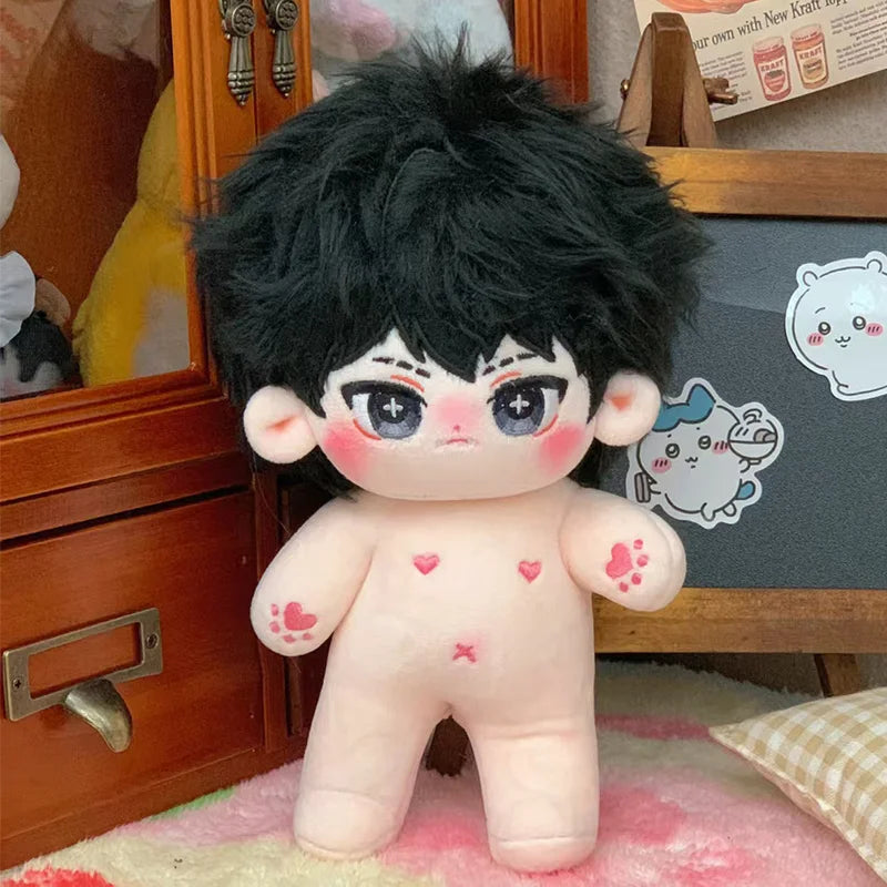 20cm Kawaii Plush Cotton Doll Idol Stuffed Super Star Figure Dolls Twelve Constellations Doll Can Change Clothes Gift