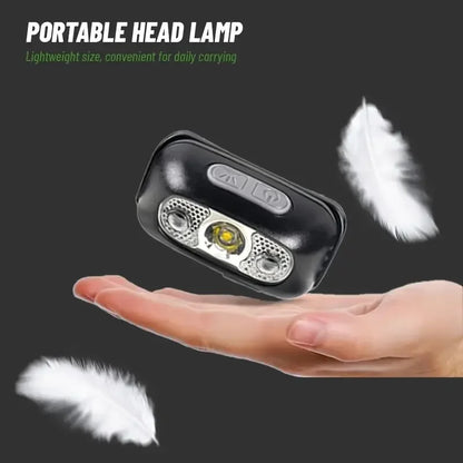 500 Lumen USB Rechargeable Headlamp Motion Sensor Bright LED Running Fishing Flash Head lamp Headlight Infrared Sensor Light