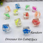 Fidget Toy Mini Squishy Toys Mochi Ice Block Stress Ball Toy Kawaii Transparent Cube Cat Paw Fish Stress Relief Squeeze Toy