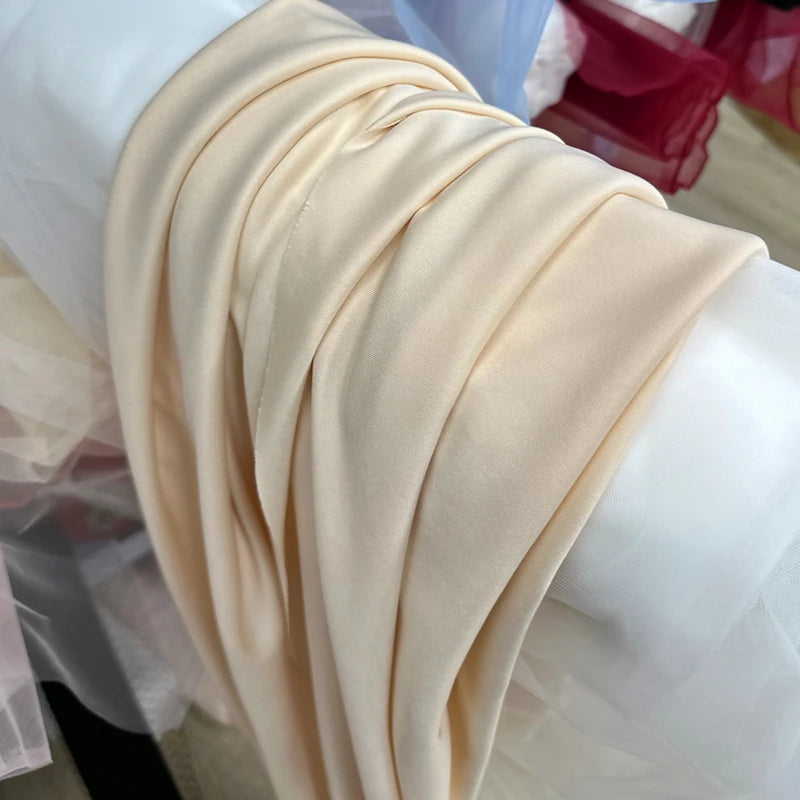 Wide 170cm Soft Stretchy Fabric Wedding Decoration Curtains Cloth Background Drap Handmade DIY Stretch Knitted Material