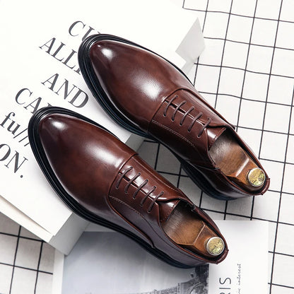 Classic Oxfords Shoes Men Retro Casual Business Social Leather Shoes For Men Office Wedding Leather Shoes Men's Dress Shoes