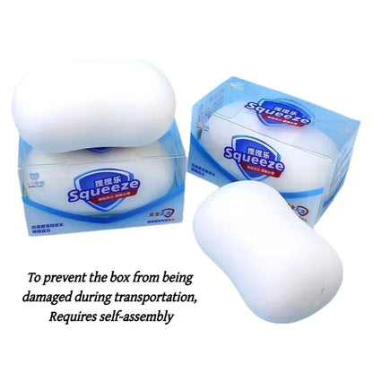 Simulation Soap Squeeze Tab Soft Toy, Safe and Healthy, Food-Grade Silicone Material, Squeeze Toy, Soft and Soothing, Slow Toy
