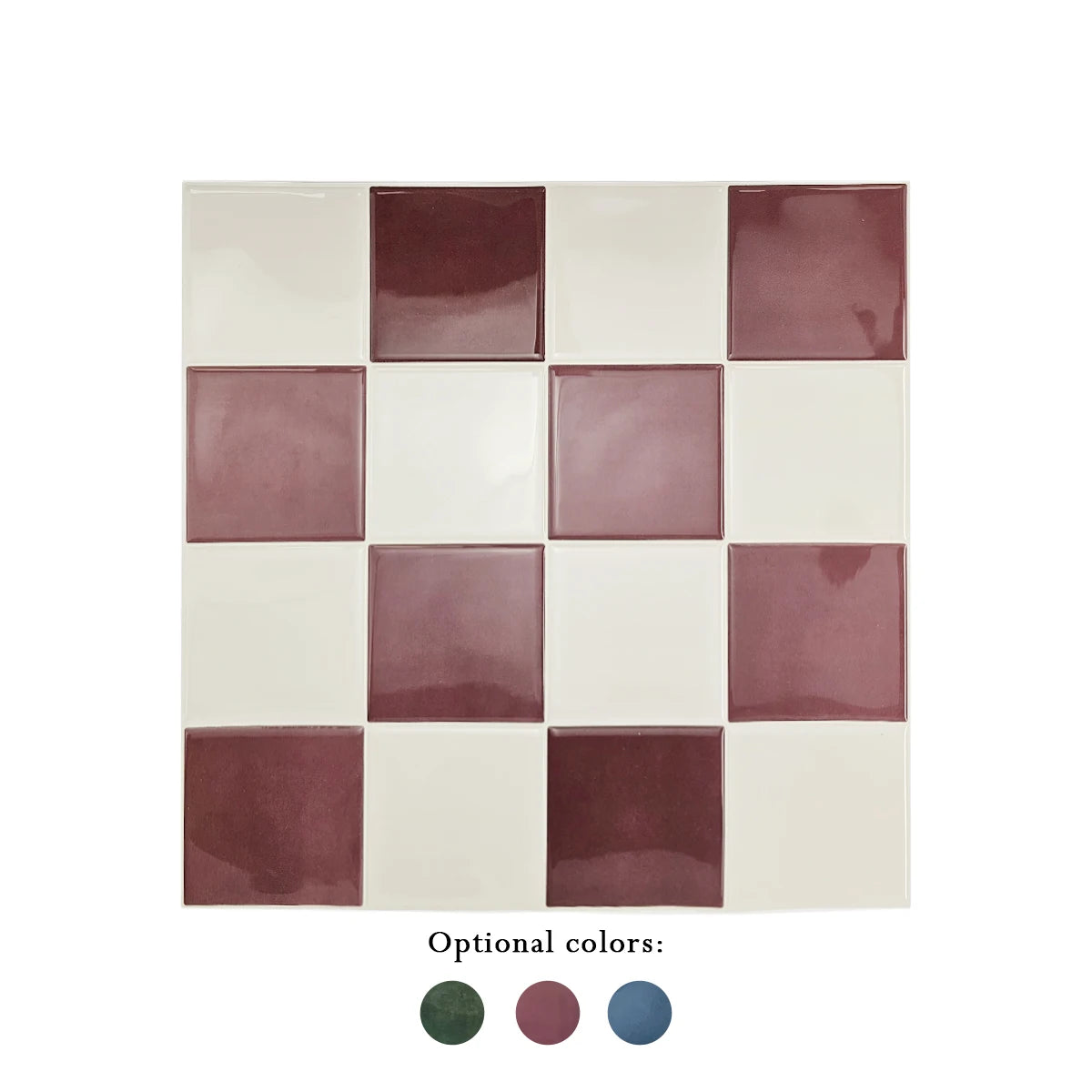 10/30 PC 3D Mosaic Style Self-Adhesive Wall Tile Kitchen Backsplash  Suitable for Kitchen Wall Decoration Square 10.5" x 10.5"