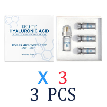 0.25mm Niacinamide Microneedle Serum Facial Serum Kit Roller Massage Design Home Beauty Refreshing Gentle Non-Irritating 30ml