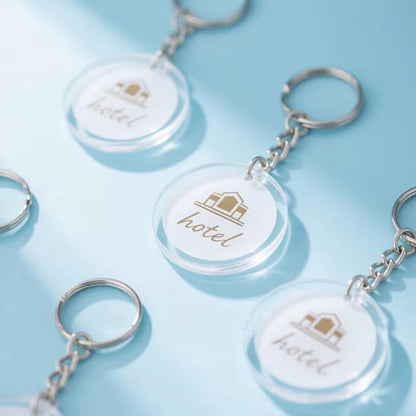 Wholesale Custom Logo Keychains – Bulk Acrylic Key Rings for Business, Events & Promotional Keyring Packs