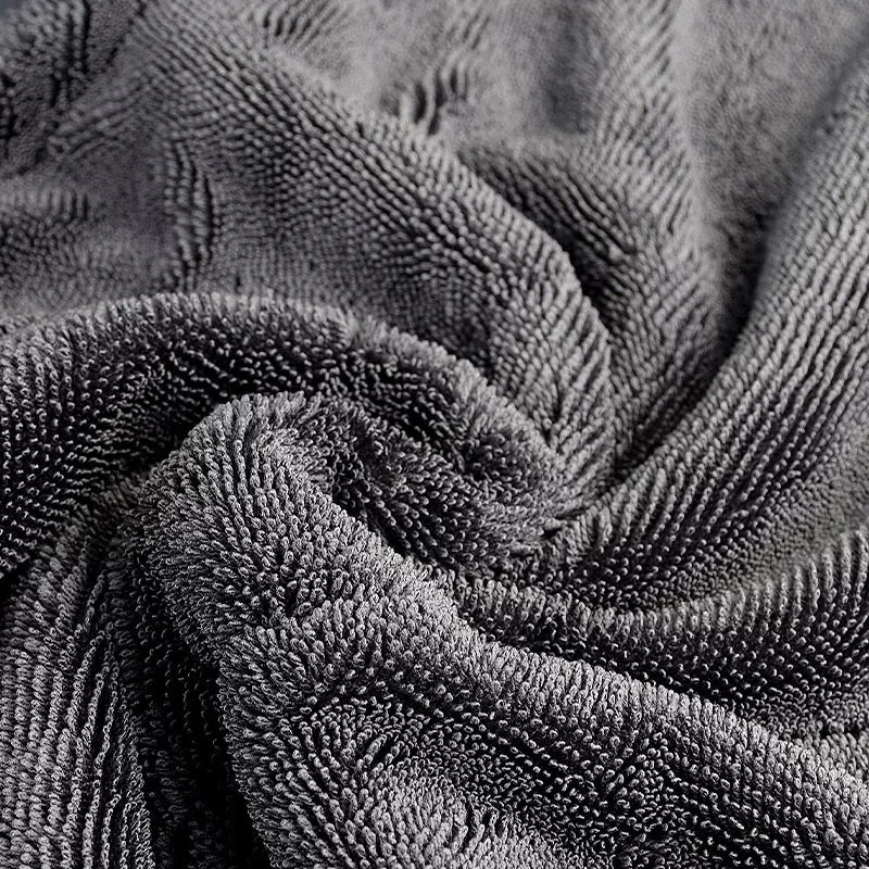 Car Wash Towel 1200GSM Double Sided Towel Car Detailing Twisted Braid Cloth Super Absorbent Rag for Car Home Washing Accessories