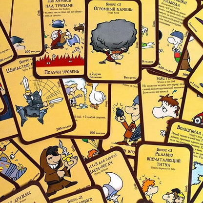 Board game in Russian "manchkin: My Monster • hayou treasure"-card game, fun party game, great for