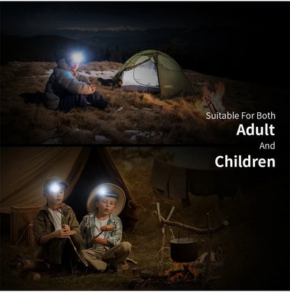 NATFIRE HS50 Headlamp Rechargeable 3400mAh Headlight 1000LM LED USB C Rechargeable Magnetic Tail Work Camp Light