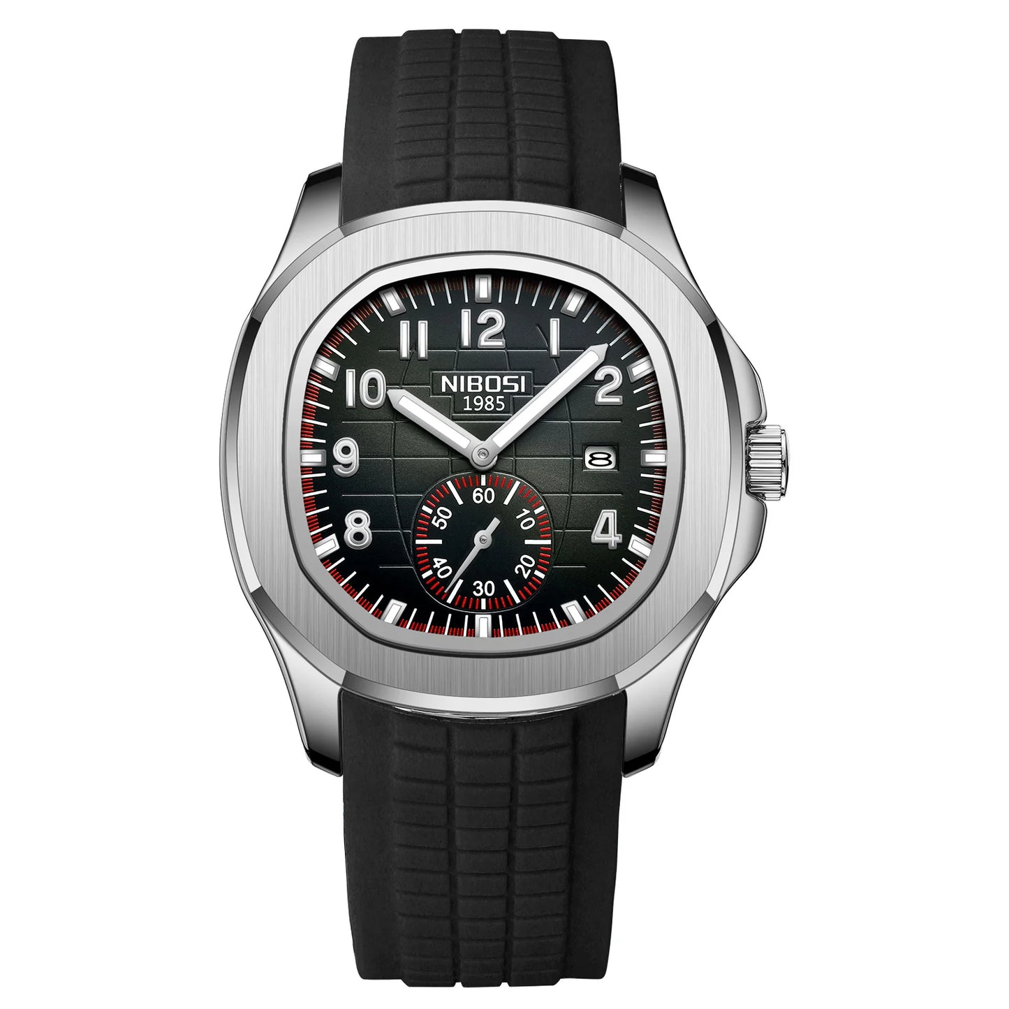 NIBOSI Sport Mens Watches Top Brand Luxury Auto Date Watch Men Waterproof Luminous AQUANAUT Quartz Watches for Men Reloj Hombre