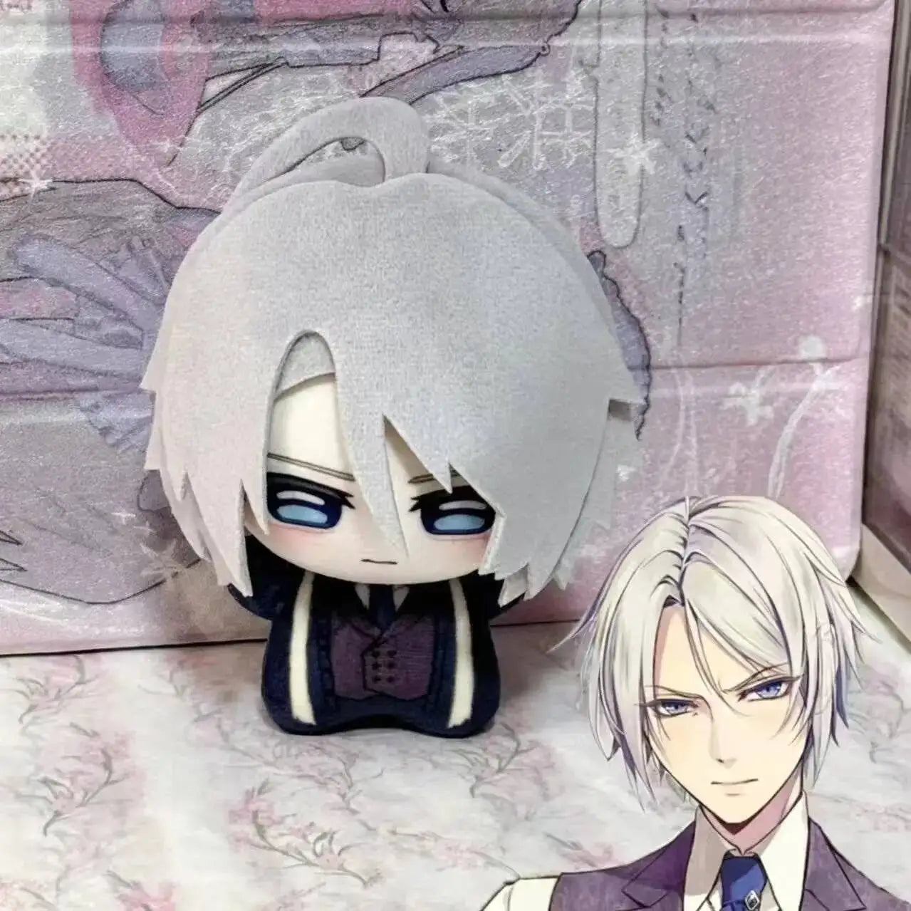 New Anime Pio Fiore No Banshou Plush Dante Falzone Nicola Francesca Plush Doll Toy Cute Pendants Keychain Plushie Gift For Fans