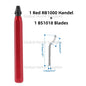 Deburring Tool Kit RB1000 Handle with BS1018 Blades Burring Blade Burring Pen For Pipe Copper Burrs Removal Trimming Tool