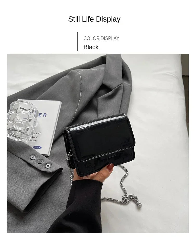 This Year's Popular Super Popular Small Bag 2024 Summer Popular Versatile Chain Messenger Bag Fashion Mini Square Sling Bag