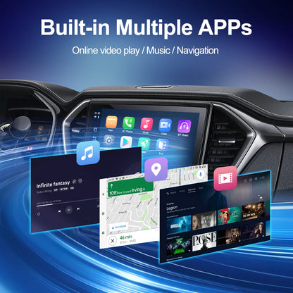 Android 14 4+64G Wireless CarPlay Ai Box Kowankit Smart HDMI Plug & Play 5 in 1 Android Auto Car Tv Box For YouTube Netflix 2026