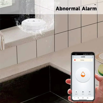 ZigBee Smart Water Leak Sensor Water Overflow Level Detector Security Alarm System Flood Leakage Sensor Google Home 2MQTT