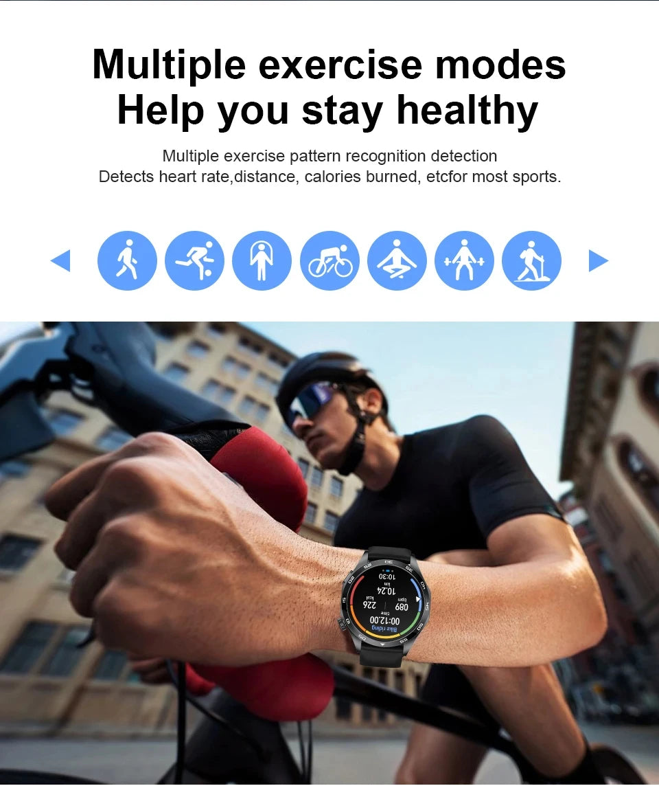 LIGE Micro Physical Examination ECG Smart Watch Men Bluetooth Call Heart Rate Blood Pressure Oxygen Health Smartwatch 2025 New