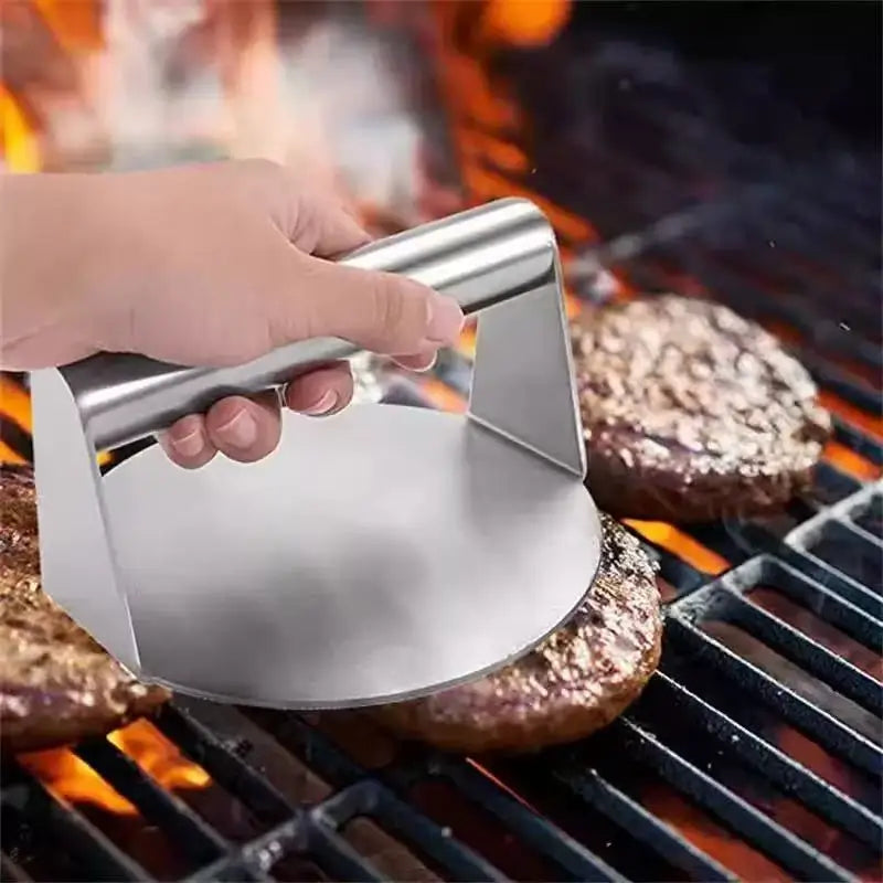 1pc Stainless Steel Hamburg Meat Press Hamburger Press Kitchen Gadgets Meat Pie Make Kitchen Accessories Cooking Accessories
