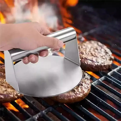 1pc Stainless Steel Hamburg Meat Press Hamburger Press Kitchen Gadgets Meat Pie Make Kitchen Accessories Cooking Accessories