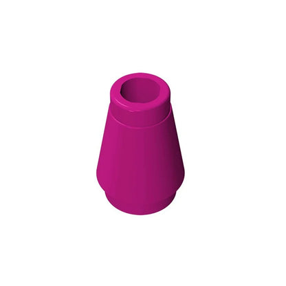 10PCS 59900 4589 1x1 Cone Block Moc Building Loose Parts Compatible with Brick DIY Children's Toy Assembly Gift
