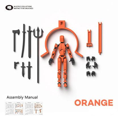 Multi-Jointed Movable Shapeshift Robot Magnetic Attraction 3D Printed Mannequin Dummy 13 Action Figures Toys For Children Adult