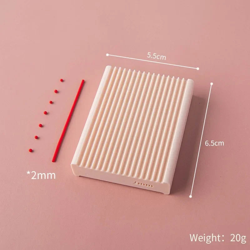 2-in-1 Rubbing Strip Soft Ball Mold Pottery Hand Rolling Shaping Maker for Clay Bead DIY Jewelry Earring Handmade Craft Supplies