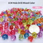 10pcs Fake Diamond Crystal Gem Toy Treasure Chest Pirate Acrylic Paperweight Diy Art Craft Decorative Gift Photography Props