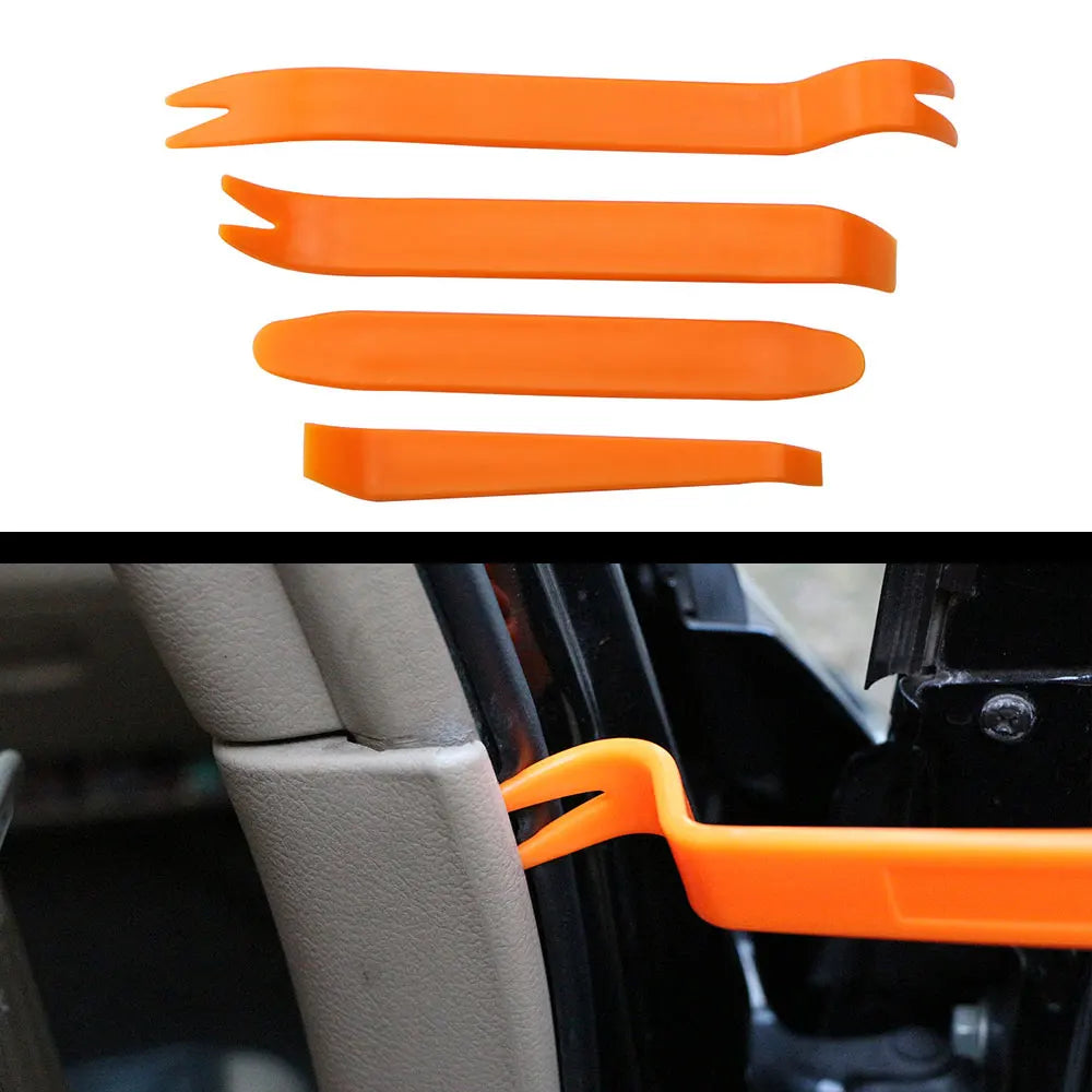 4Pcs/Set Auto Car Removal Modification Tools for Audi Mercedes BMW Porsche Wireless CarPlay Kit Auto Control Panel DIY Pry Door