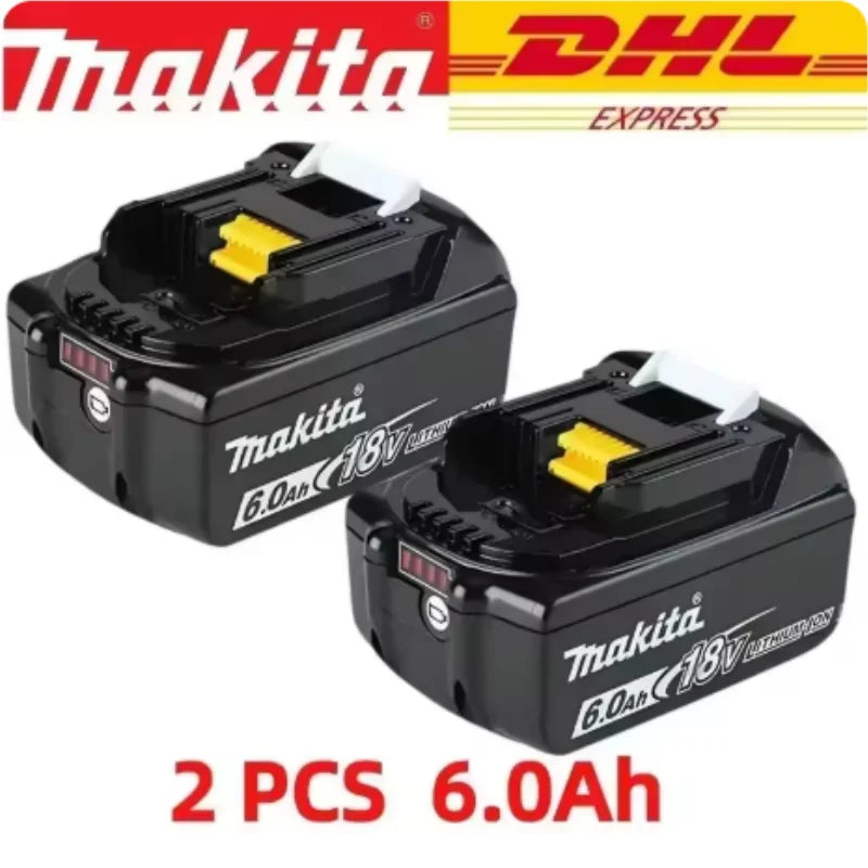 Genuine 6AH makita BL1860 18V Battery Power Tools Li-ion Replacement LXT BL1850 BL1840 for 18V Screwdriver with BMS TPCELL 18V