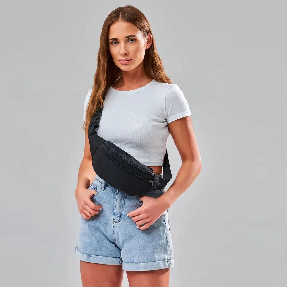 New Fashion Chest Bag For Men Black Waist Bag High Quality Women Shoulder Bag Multifunction Male Fanny Pack Crossbody Small Bag