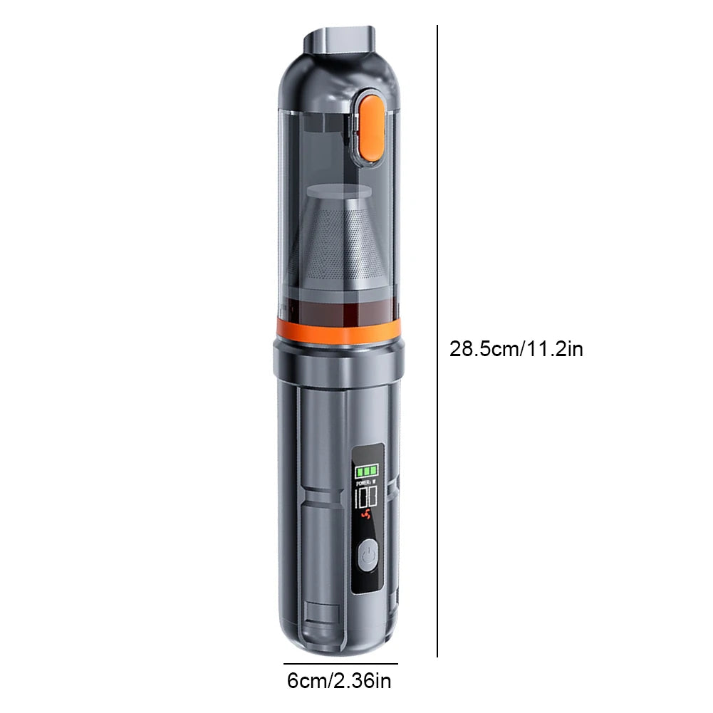17000PA Car Vacuum Cleaner with Brushless Motor Handheld Vacuum Portable Cordless Compressed Air Duster for Car Home Office Pet