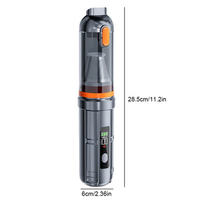 17000PA Car Vacuum Cleaner with Brushless Motor Handheld Vacuum Portable Cordless Compressed Air Duster for Car Home Office Pet