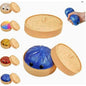 1-12Pcs Glitter Dumpling Glitter Dumpling Squishy with Box Dumplings Sensory Squeeze Toy for Stress Relief Birthday Gift