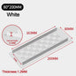 Aluminum Alloy Vents Cover Rectangle Louver Air Vent Decor 50/80mm Wide Breathable Mesh Hole Ornaments