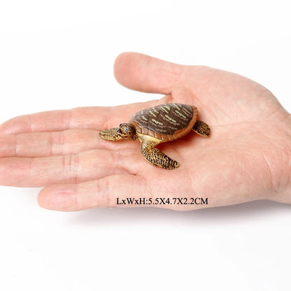 Simulation Chinese Softshell Leatherback Sea Turtle Snapping Turtles Tortoise Ocean Animal Model Education Toy Figures For Kids