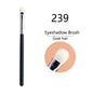 Makeup Eyeshadow Brushes Flat Eye Shadow Shader Crease Blending Brushes Goat Hair Eye Shadow Liquid Cream Powder Make Up Tool