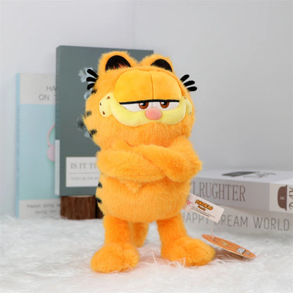Original GARFIELD FAMILY Kawaii Soft Plush Toys Cute Cartoon Garfield Cat Odie Stuffed Animals Peluche Dolls Birthdays Gifts Kid