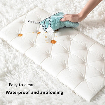Self adhesive anti-collision soft foam pad 3D tatami thick wall sticker wallpaper for children's bedroom living room wall pad