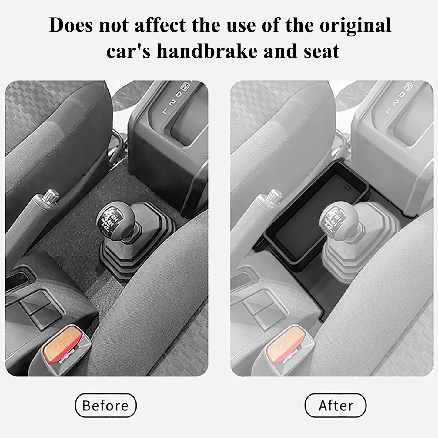 Car Gear Shift Storage Box Organizer Tray Cup Holder for Suzuki Jimny 5-door XL JC74 2024 2025 2026 AT Model Interior Accessory