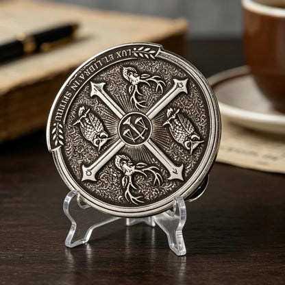 Custom Lapel Pin Laser Engraving Custom Image Logo Metal Brooch Available Personalized Souvenir Badge for Music Choir Club Gift