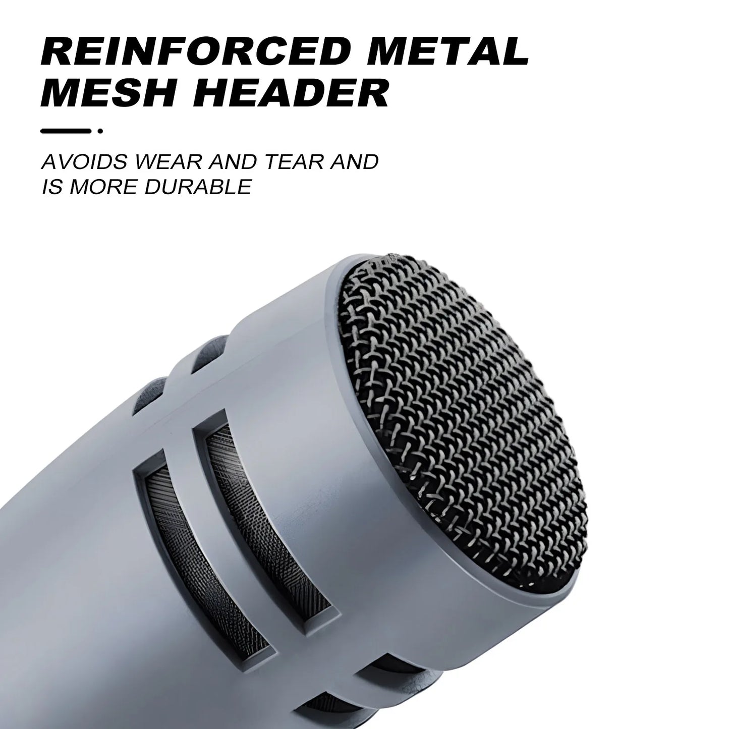 Instrument Microphone E608 7-Piece Wired Drum Mic Kit Dynamic Kick Bass Tom/Snare Cymbals Use For Drums Vocal Band DJ Stage Inst