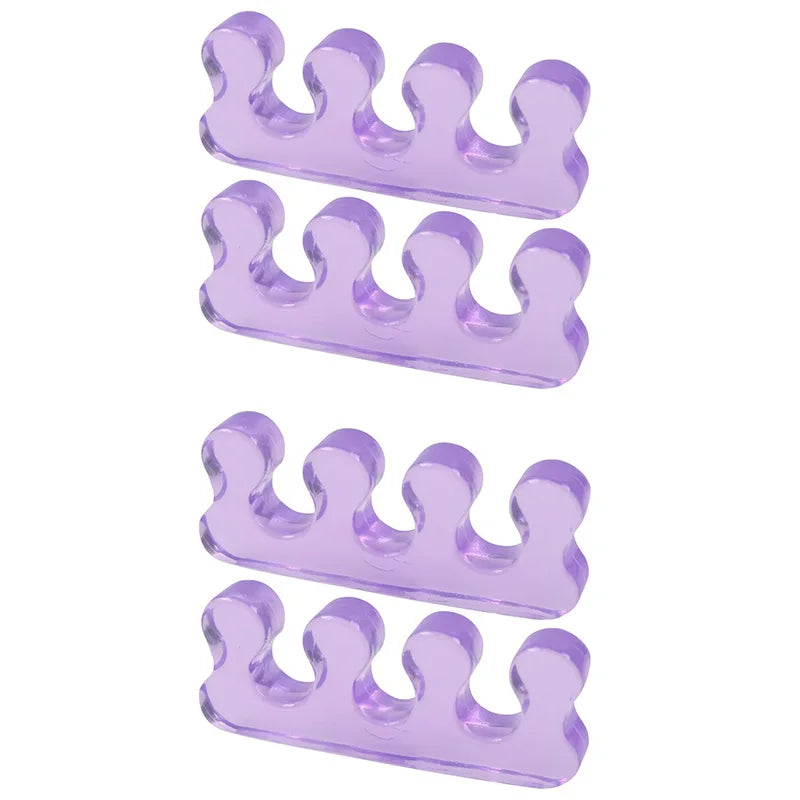 Silicone Manicure Pedicure Nails Finger Separator Flexible Finger Toe Spacer Separation Straighteners Tool Personal Health Care