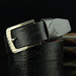 Durable Cowboy Leather Belt Casual Vintage Pin Buckle Waistband Pants Bands Men's Belt