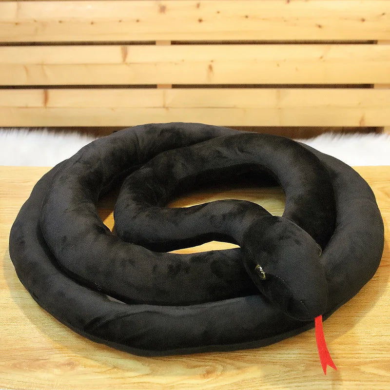 Stuffed Snake 300cm Real Life Snake Plush Toy Giant Boa Cobra Simulation Long Snake Plush Doll Creative Decor Birthday Gifts