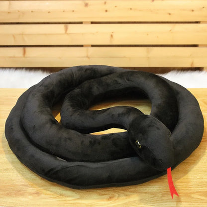 Stuffed Snake 300cm Real Life Snake Plush Toy Giant Boa Cobra Simulation Long Snake Plush Doll Creative Decor Birthday Gifts