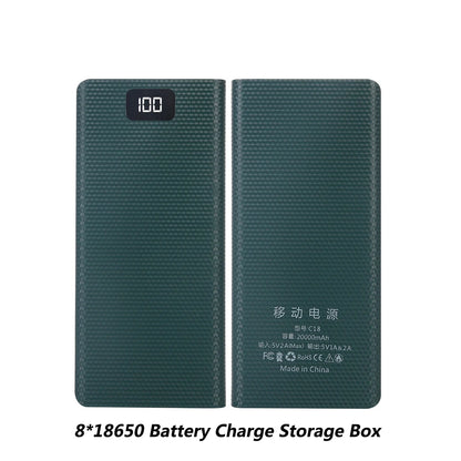 DIY 18650 Power Bank Case External 5V USB Type C Battery Charge Storage Box Shell Without Battery For iPhone Xiaomi Huawei
