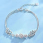 925 Sterling Silver Ball Necklace Bracelet Set for Woman Luxury Original Multi Layer Beads Jewelry Set Party Exquisite Jewelry