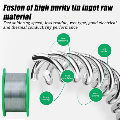 Lead-free No-clean High Purity Solder Wire Tin Melting Point 217 Degrees Solder Wire for Electronic Repair Sn99.3cu0.7