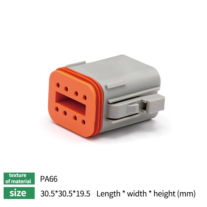 10/50/100 Sets Deutsch DTM/DT/DTP/DTF Automobile Connector Plug&Socket Male&Female Terminal DTM04-2/3/4/6/8/12 DTM06-2/3/4/6/8S