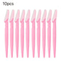 5-100PCS Wholesale Blade Portable Eyebrow Trimmer Shaver Face Razor Eye Brow Epilation Hair Removal Cutters Safety Razor