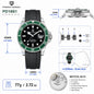 PAGANI DESIGN Men Watches Automatic Watch Mechanical Watch Sapphire Glass Stainless Steel Luminous Date Reloj Hombre Luxury Wris